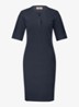 Simplicity mini jurk van travelstof - Donkerblauw