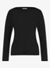 Sydney longsleeve met boothals - Zwart