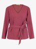 Vesper top met strikceintuur - Roze