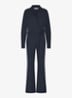 Wide fit jumpsuit met strikceintuur - Blauw