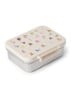 Broodtrommel met print 94 cl - Gebroken wit