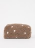 Hearts make-up tas van teddy - Lichtbruin