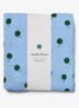 Hydrofiele doek met print - Lichtblauw