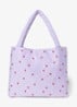 Schoudertas met print - Paars