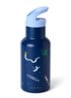 Waterfles met print 35 cl - Blauw