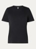 T-shirt met ronde hals - Zwart