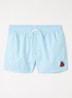 Zwemshorts met streepprint - Lichtblauw