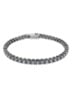 Matrix armband met kristal L - Metallic