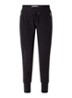 Tapered fit track pants met drawstring - Zwart
