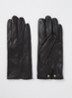Arleos handschoenen van leer - Zwart