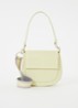 Darcell crossbodytas van leer  - Lindegroen