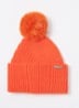 Emilyys grofgebreide muts met logo - Oranje