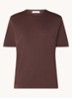 Harper T-shirt van  katoen - Bruin