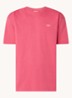 Catna T-shirt met logo- en backprint - Koraalroze