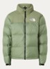 1996 Retro Nuptse puffer jack met donsvulling  - Lichtgroen