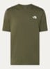 NSE Box Celebration T-shirt met logo- en backprint - Bronsgroen