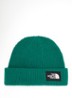 Salty Lined grofgebreide muts met logo - Turquoise
