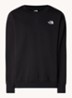Sweater met logo- en backprint - Zwart