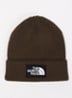 The Logo Box grofgebreide muts - Bruin