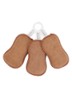Essentials keukenspons set van 3 - Cognac
