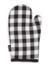 Gingham ovenwant - Zwart
