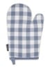 Gingham ovenwant - Blauwgrijs