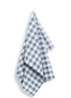 Gingham theedoek 50 x 70 cm set van 2 - Blauw