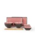 Glassy sushi serviesset van 8 - Zalmroze