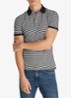 1985 slim fit polo met logoborduring - Desert sky/white / blauw