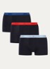 Boxershorts met logoband in 3-pack - Vuurrood