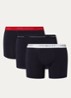 Boxershorts met logoband in 3-pack - Diepzwart