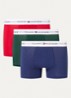 Boxershorts met logoband in 3-pack    - Donkergroen