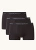Boxershorts met logoband in 3-pack - Diepzwart
