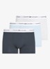 Boxershorts met logoband in 3-pack    - Lichtblauw