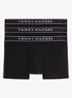 Boxershorts met logoband in 3-pack - Zwart