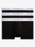 Boxershorts met logoband in 3-pack - Zwart