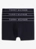 Boxershorts met logoband in 3-pack - Donkerblauw