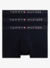 Boxershorts met logoband in 3-pack - Naturel