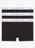 Boxershorts met logoband in 3-pack - Zwart