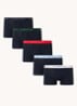 Boxershorts met logoband in 5-pack - Zwart