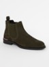 Chelsea boot van suède - Bronsgroen