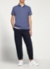 Core regular fit polo van piqué katoen met logoborduring - Faded indigo / blauw