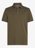 Core regular fit polo van piqué katoen met logoborduring - Army green / groen