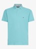 Core regular fit polo van piqué katoen met logoborduring - Arctic Aqua-CSR / Blauw