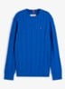 Essential Cable Knit Jumper - Vibrant Blue-C6O / Blauw