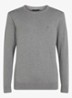 Essential fijngebreide pullover met logo - Grijsmele