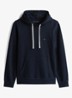 Essential hoodie met logoborduring - Donkerblauw
