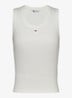 Essential tanktop met logo - Wit