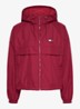 Essential windbreaker met steekzakken - Kersenrood