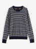 Fijngebreide pullover in kasjmierblend met logoborduring - Multicolor